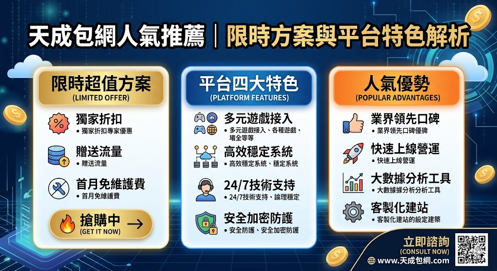 天成包網人氣推薦｜限時方案與平台特色解析